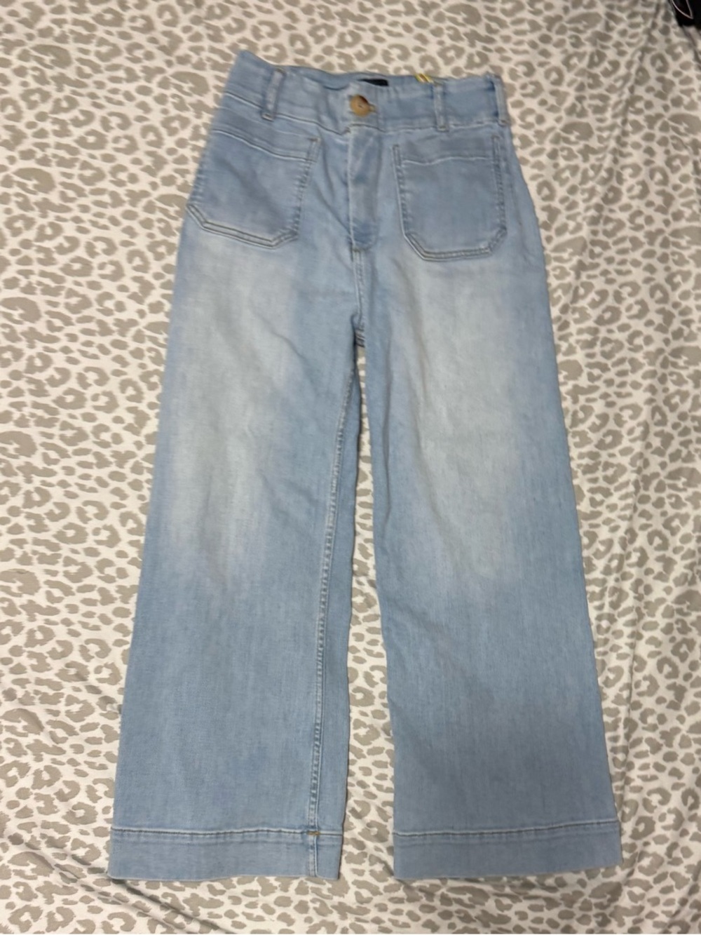 Maeve Light Blue Wide-Leg Jeans